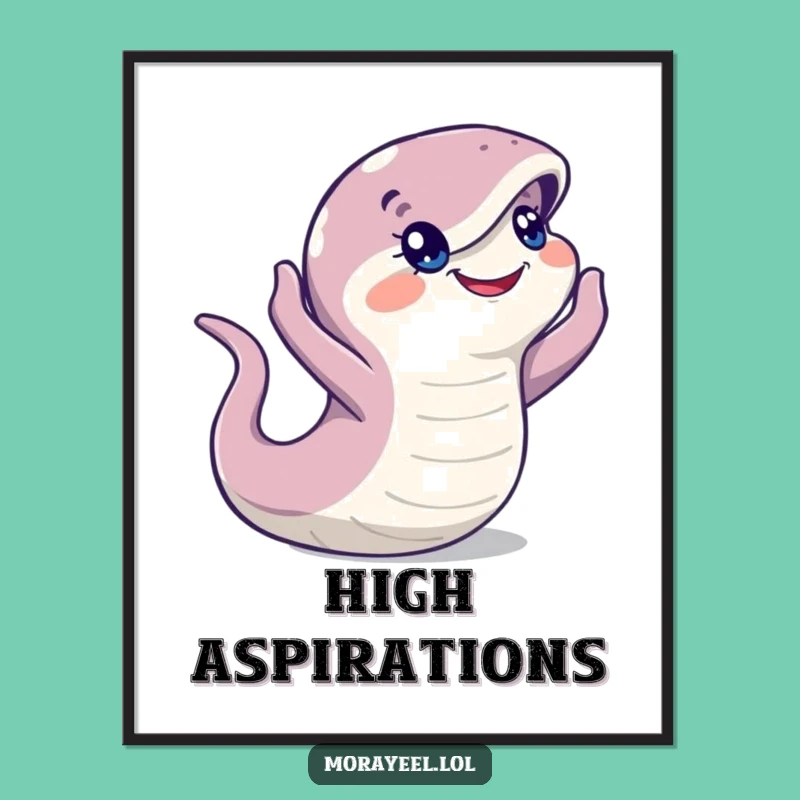 Instant Download Funny Moray Eel Watchful Art - Witty Digital Print Gift