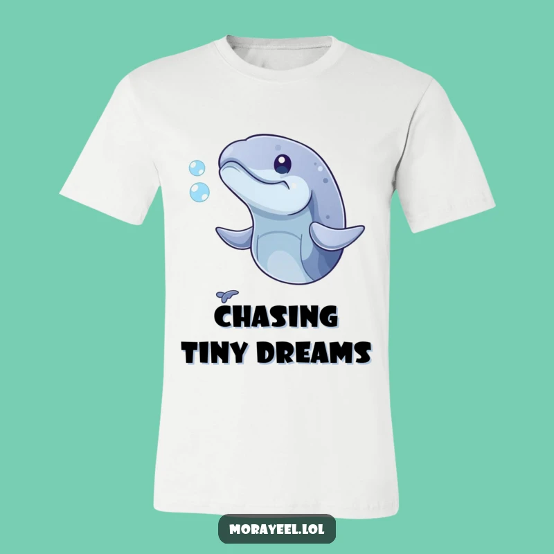 Funny Playful Moray Eel Bubble T-Shirt: Ocean Fun Gear Gift
