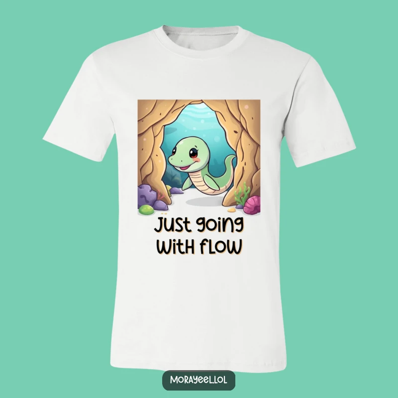 Funny Moray Eel Cave T-Shirt - Playful Wiggle Reptile Tee, Best Funny Ocean Gift